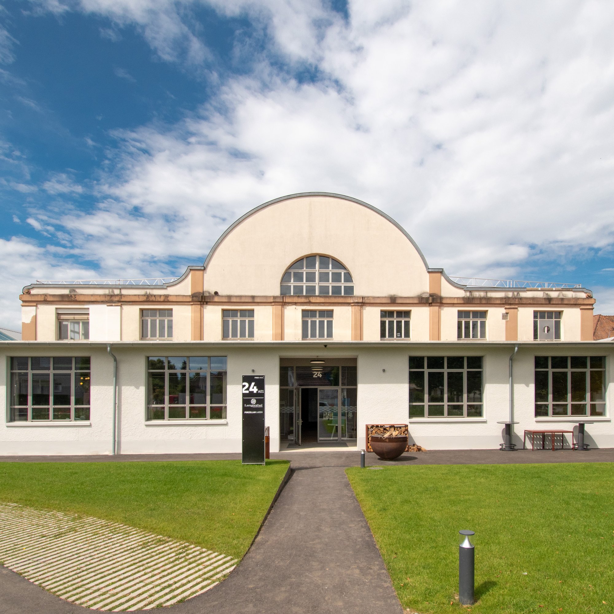 Porzi-Areal Ofenhalle Porzi Langenthal Ofenhalle Frontansicht